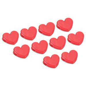 Paper and Bag Clips 20Pcs Heart Shape Bag Sealers Clamps